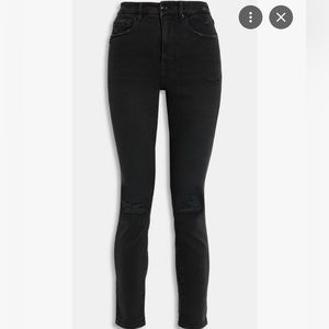 Good AMERICAN distressed High-rise Skinny Jeans
Size 8 29